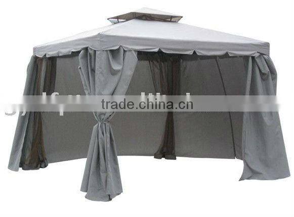 Gazebo with metal roof