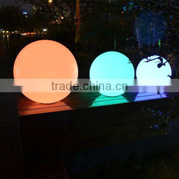 60cm Color Changing Glass Christmas Ball with LED Light