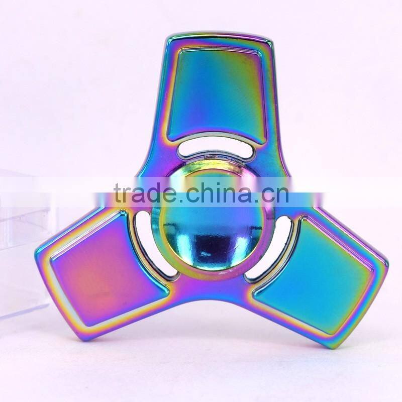 Colorful Rainbow Spinner, copper hand spinner toys wholesale