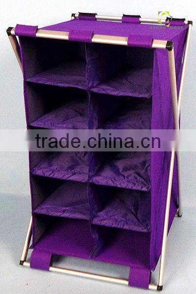 10 Division Non-woven Fabric X-Frame Oxford Laundry Baskets