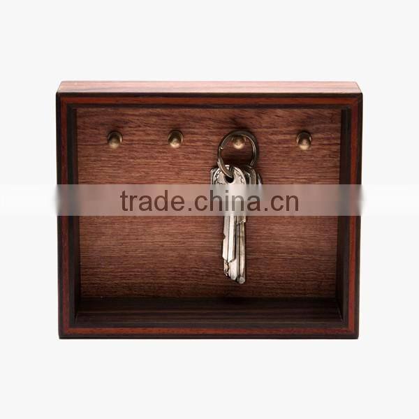 High Quality Easy Assembly Household Wooden Key Rack, Original Wood Jewelry Decorations Racks