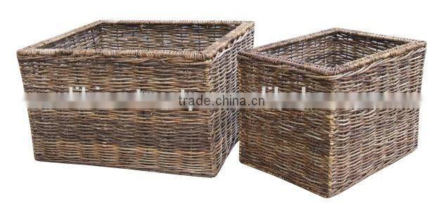 Outdoor Garden Natural Rattan Flower Pots