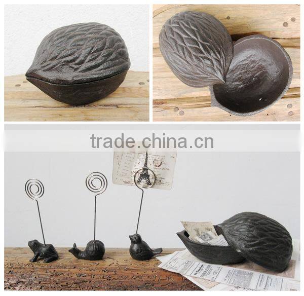 The England style antique cast wrought iron wall key hook