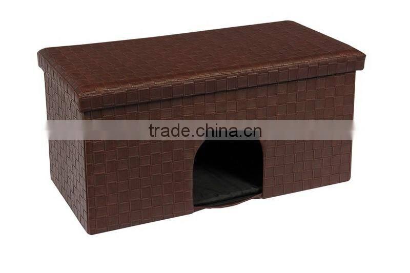 Storage Pet Bed Bench Foldable Small Dogs Cats House