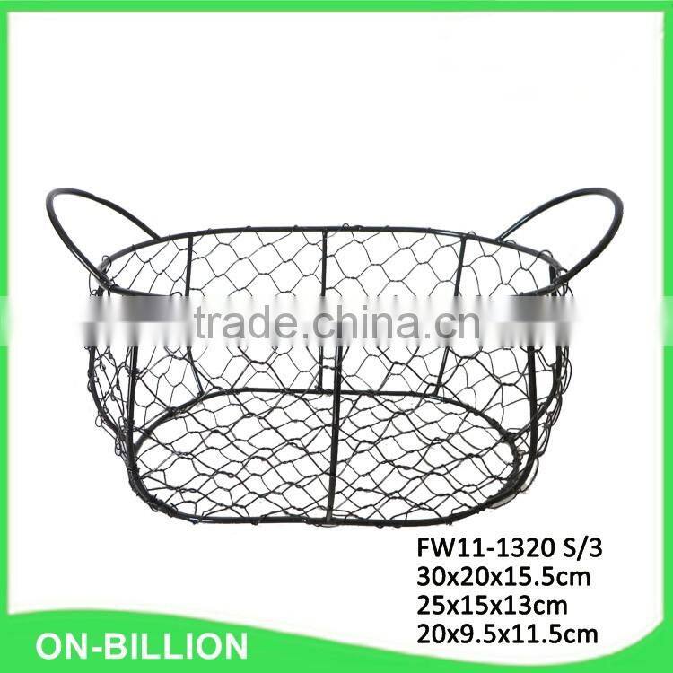 Wholesale decorative chicken wire basket