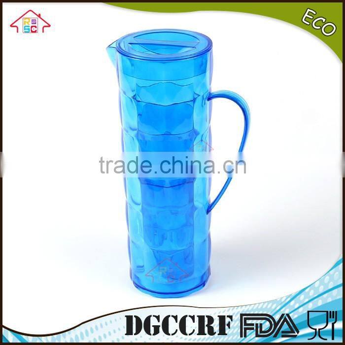 NBRSC set of 5 pcs plastic ps cold water jug drinking water kettle tea pot water jug with cups