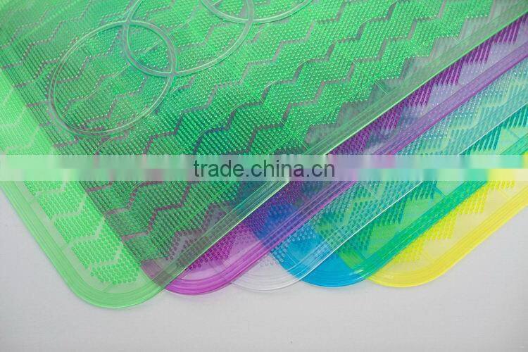 Good quality new products anti-slip pvc stone design bath mat