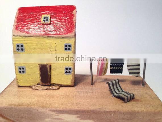 Little wooden house, Driftwood house, gift
