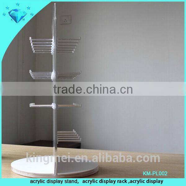 Shenzhen export Acrylic Material Clear Jewelry Acrylic Display