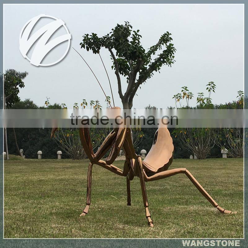 Stainless Steel Ti-coated Ant Decor Sculpture