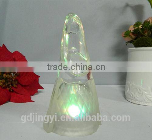 acrylic led transparent the virgin mary holding the infant