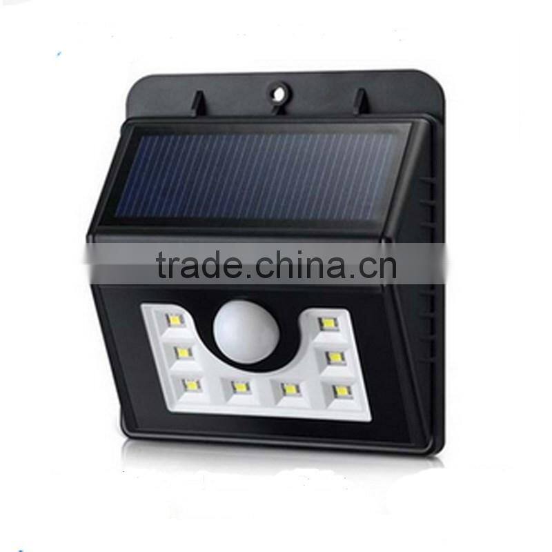 Bright 8LED Solar Power Lights 3Mode Outdoor Solar Motion Light for Path Garden Lighting-4Pack