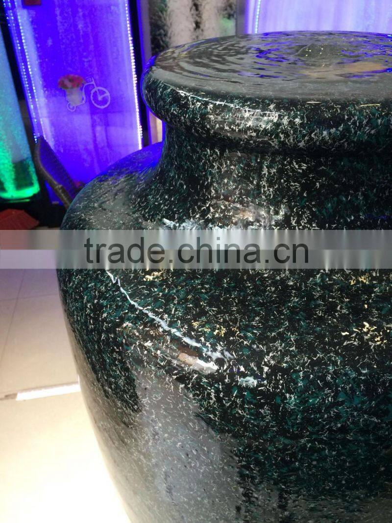 fiberglass garden decoration with water