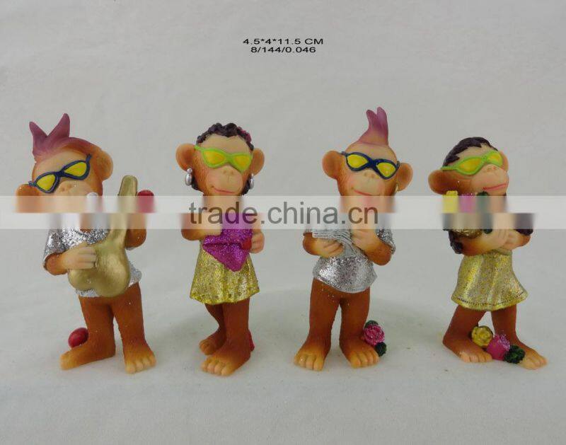 New design polyresin monkey for 2016 russia new year