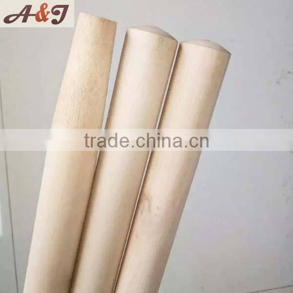 Best Quality Natural Wooden Broom Stick with Italian Thread