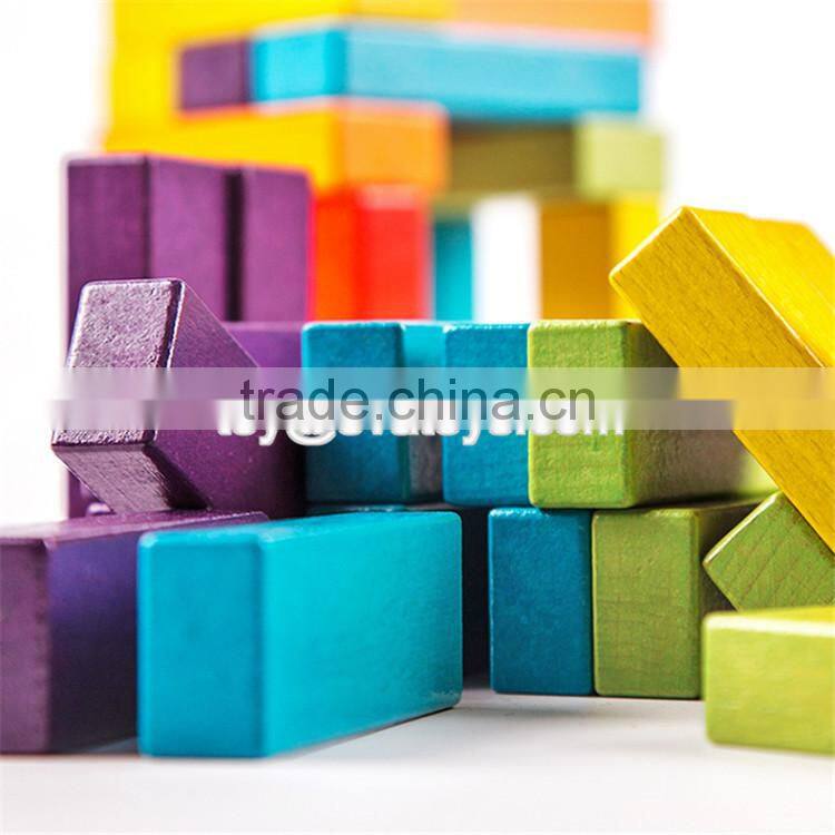 Mini intelligent wooden baby building blocks best design creativity toy wooden baby building blocks W13D143