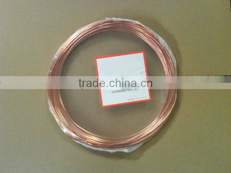 wall split air conditioner copper coil pipe size