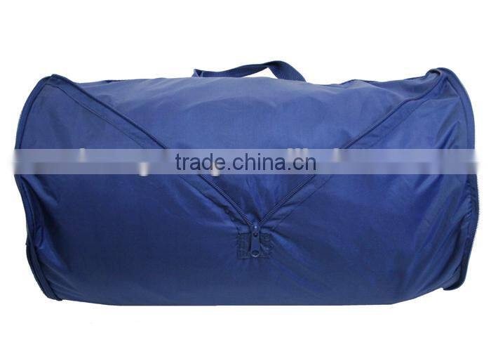 Navy Blue 420D polyester Expandable Carry-on Duffel Bag