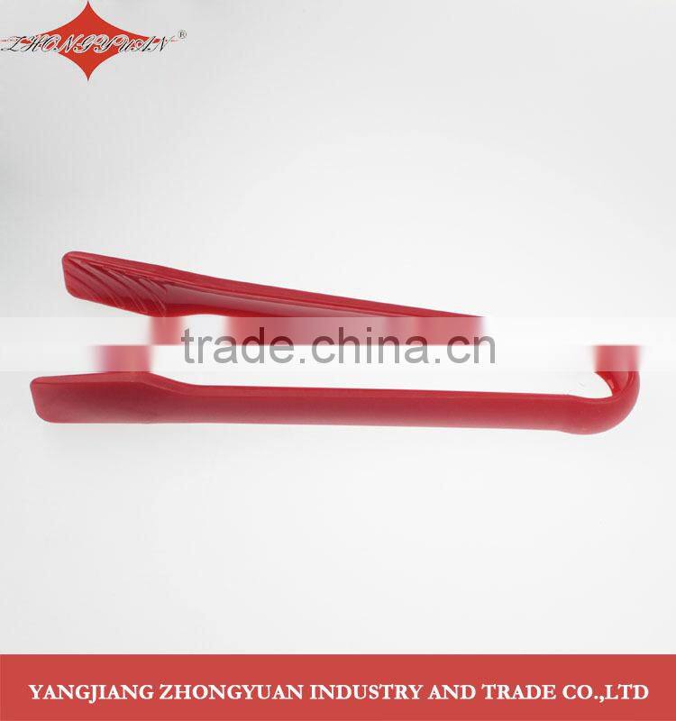 Multi function plastic food clip bbq tongsalad tongs for kitchen accessory