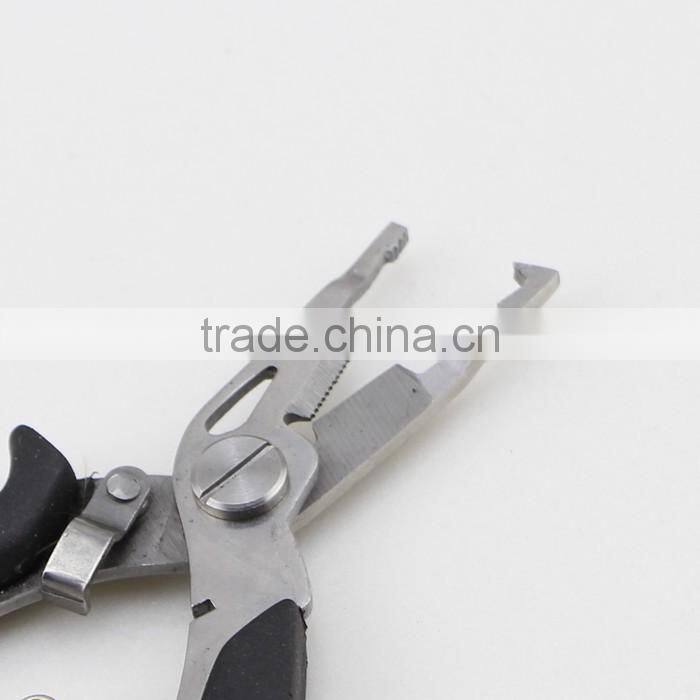 Stainless Steel Fishing Pliers Multi-Purpose With Spring