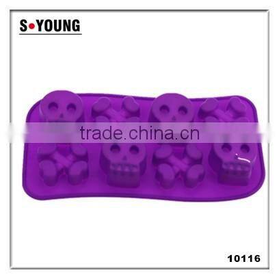 10116human skeleton halloween silicone mould