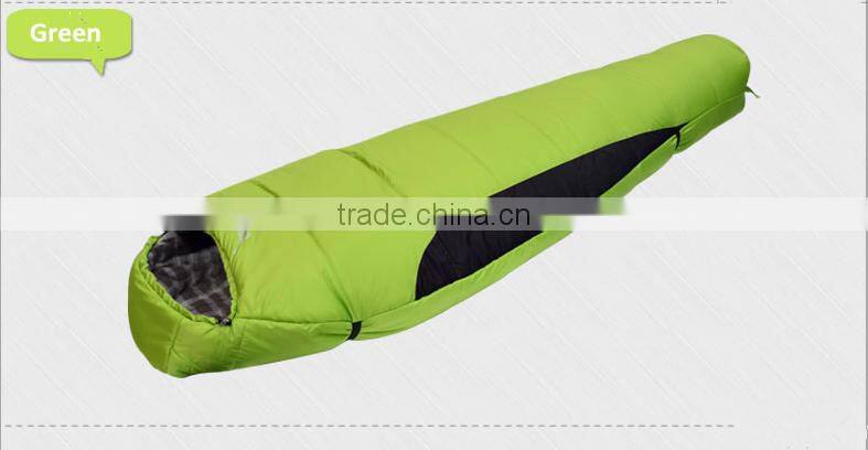 Foldable Hollow Cotton Mummy Sleeping Bag for Camping on Sale