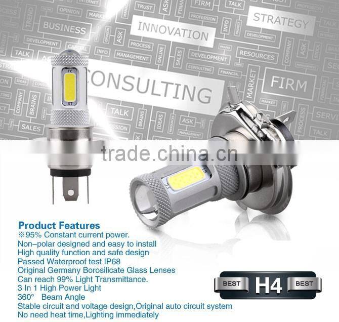 2015 High quality Led Ligth H4 Car Led Foglight Lamp12V 24V High Power led Wholesale Price