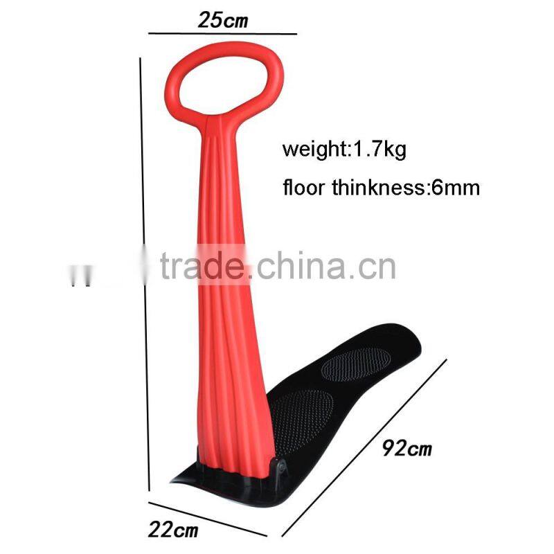 lastest foldable plastic snow scooter for youngsters from manufacture,can stand or seat on,with EN71 to Europe and America