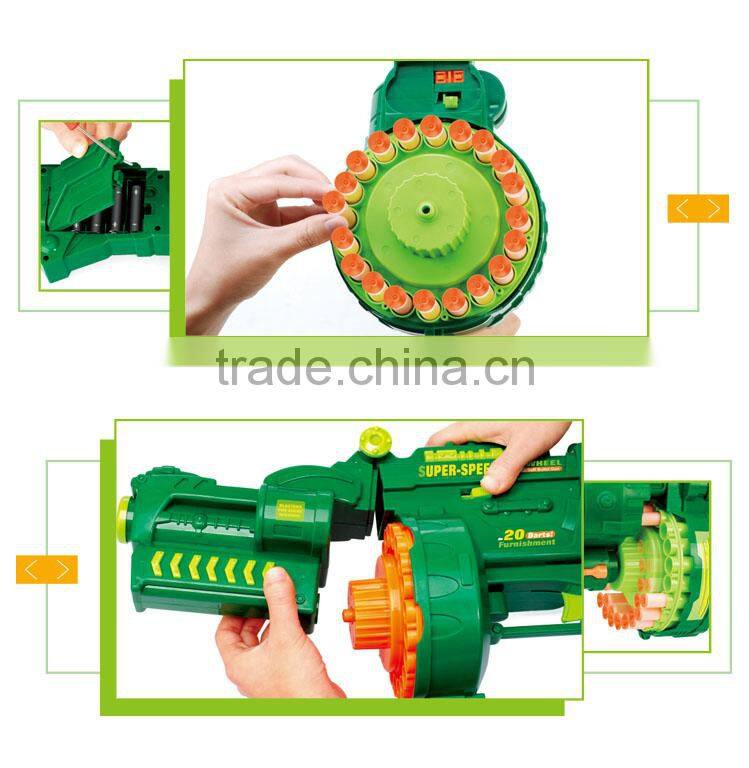 New design plastic shooting bullte toy foam soft ball gun