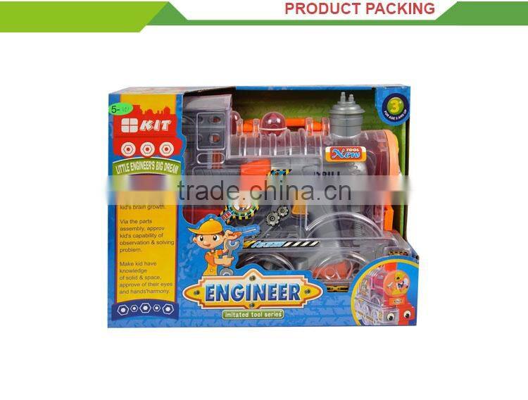 Latest plastic pretend play kids games mini toy mechanic tool box set