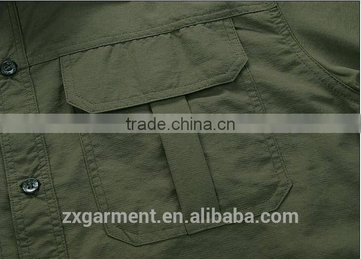 ZX Wholesale Fishing Shirts/Tournament Fishing Shirts/Vented Fishing Shirts/mens long sleeve shirts In Custom Design