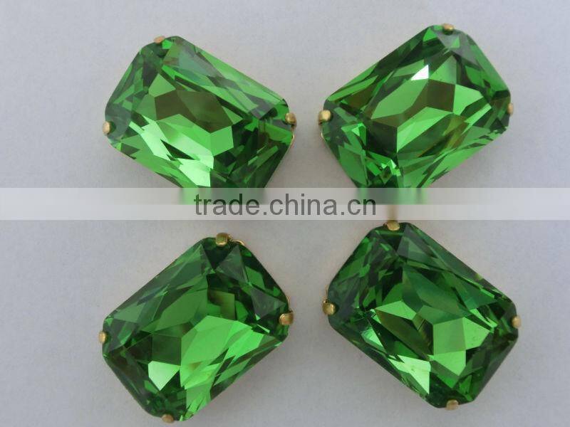 decorative point back natural crystal rhinestone for jewelry accessories