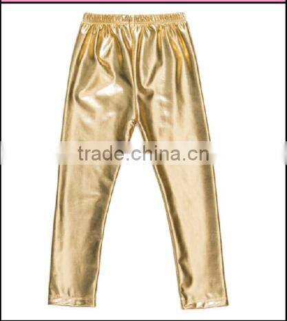 2016 Imitation Leather Leggins 100%PU Christmas halloween costumes for kids outfits boutique clothes wholesale alibaba