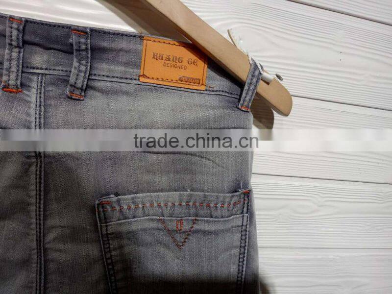 GZY factory overruns demin new brand fashion mens stock jeans pants