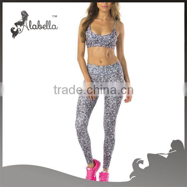 Sublimation yoga wear fitness wear sets wholesale for girls