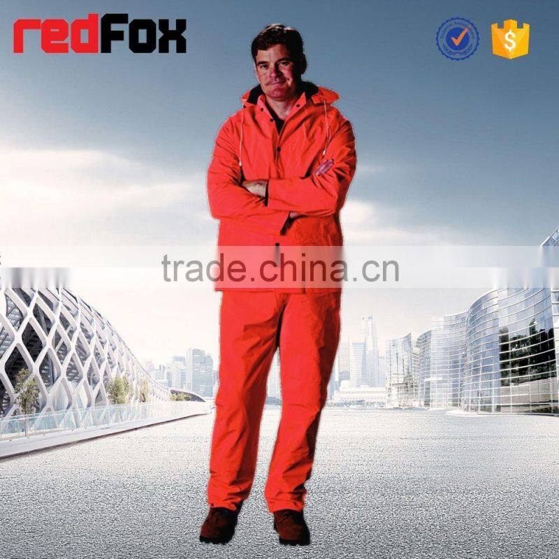 fashion red hot sale pvc rain suit