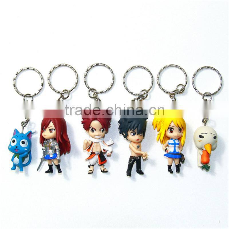 Fairy tail model action figure doll toys cute cartoon anime PVC figure wholesale toys