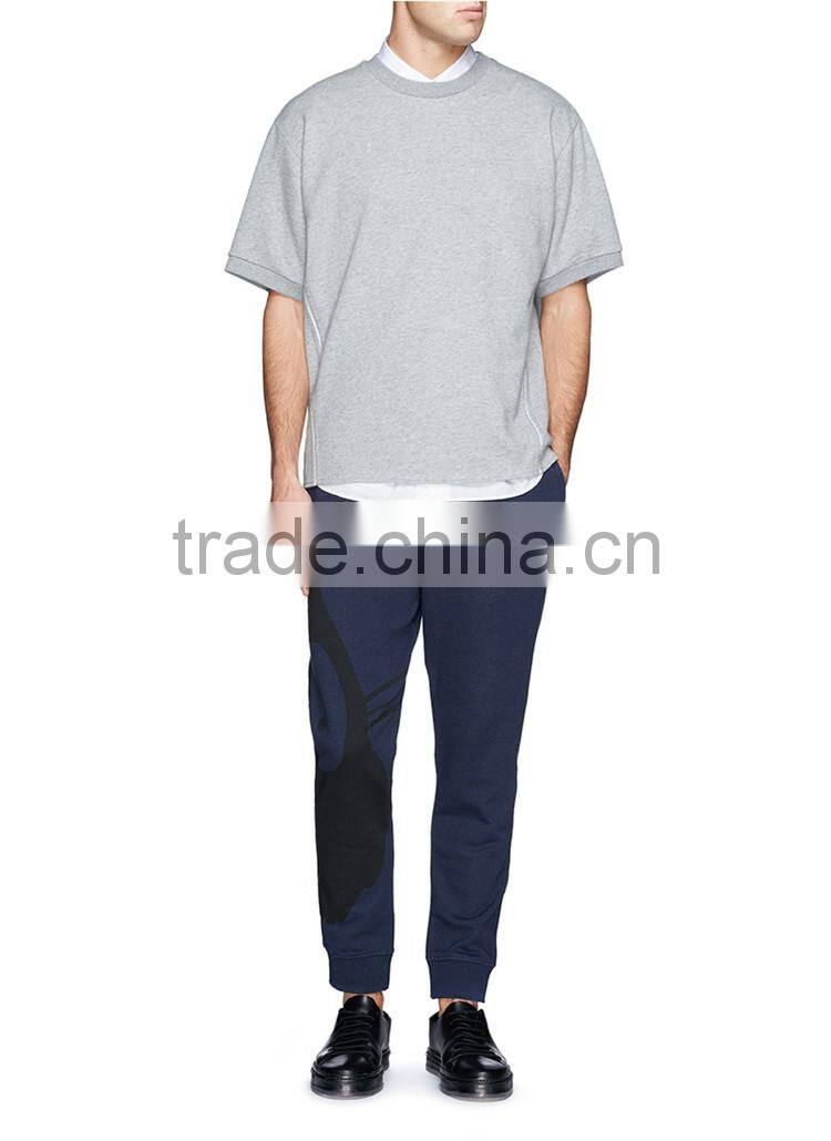 New style fit mens formal pant trousers black high waist trousers