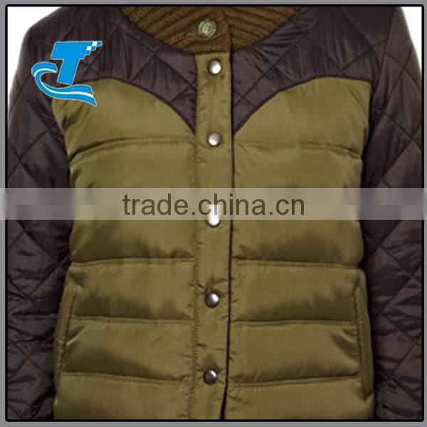 Padding jacket Down-like warmth and high power-light women padding jacket
