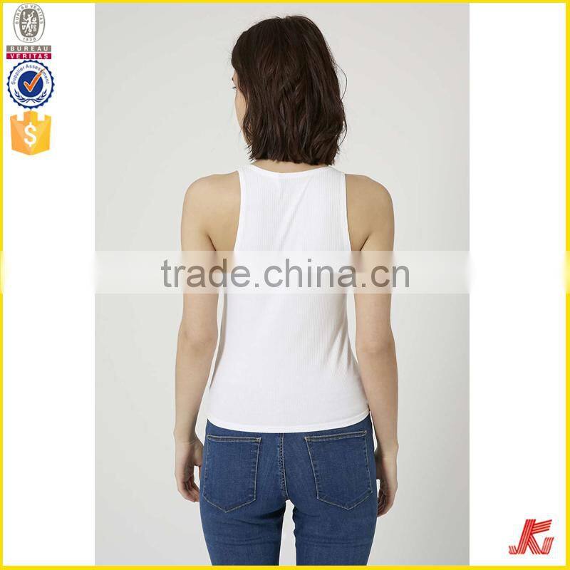 tank top women,95% cotton 5% spandex white tank top