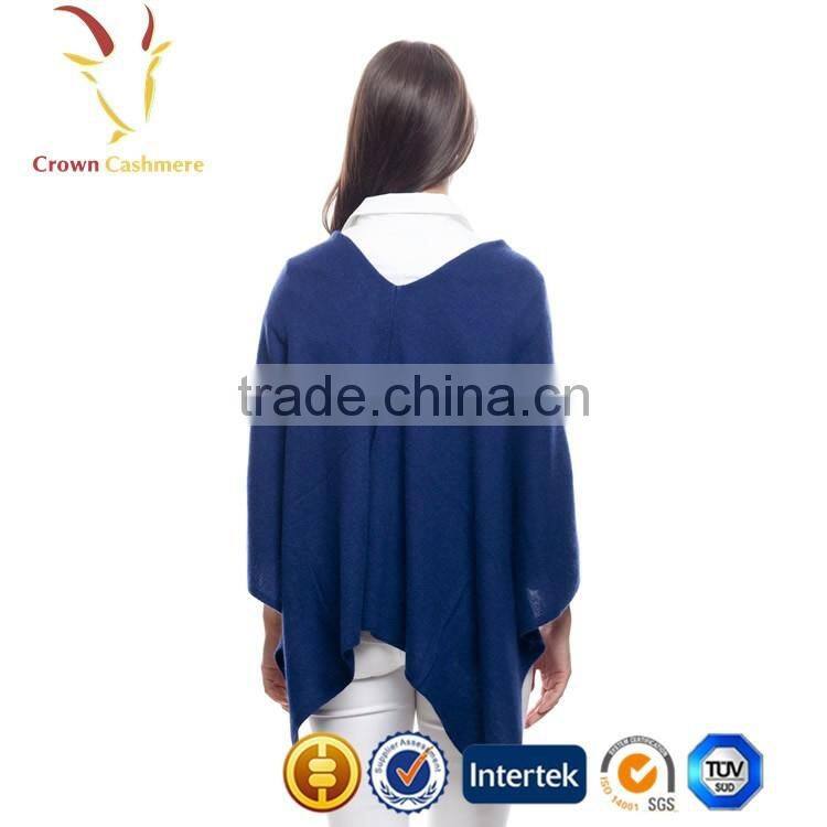 2016 Super Soft Luxury Women Cashmere Wool Poncho Crochet