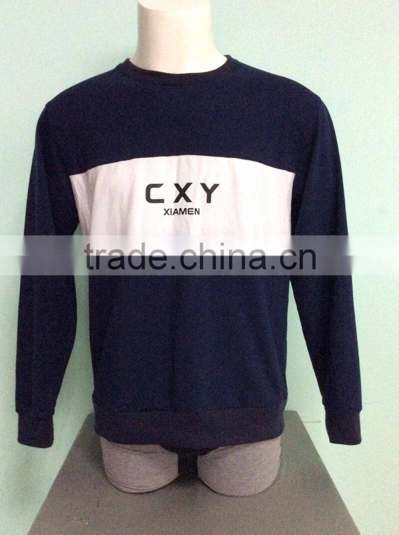 New design plain fashion printed men's pullover matching varisty terry hoodies windbreaker clothing