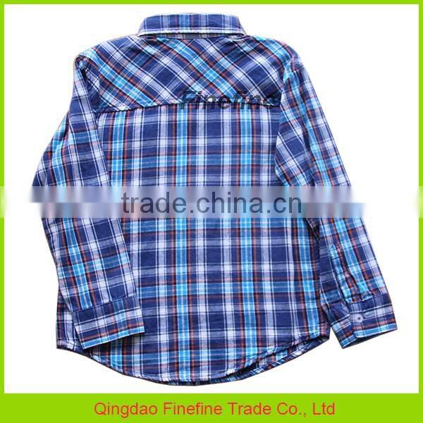 Cotton baby children's flannel shirt