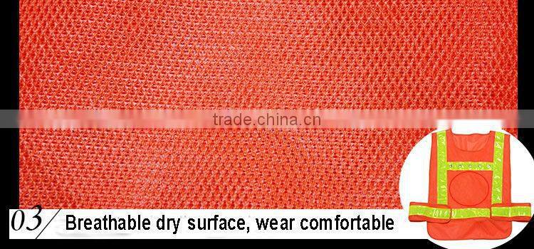 High visibility reflective led warning police uniform