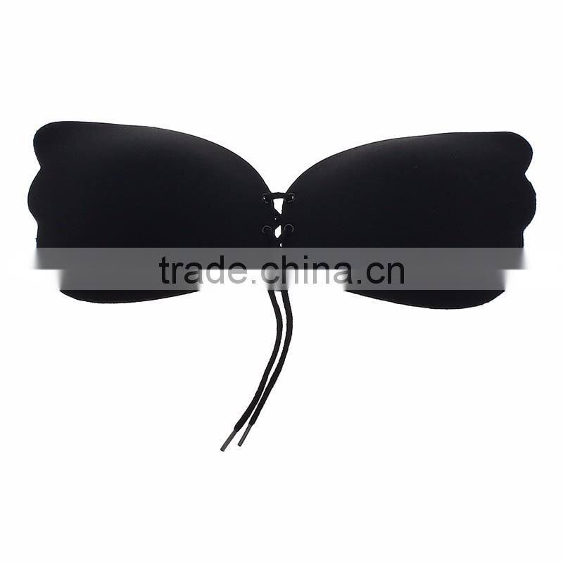 hot sales boutique adhesive push up seamless strapless invisible bra for ladies