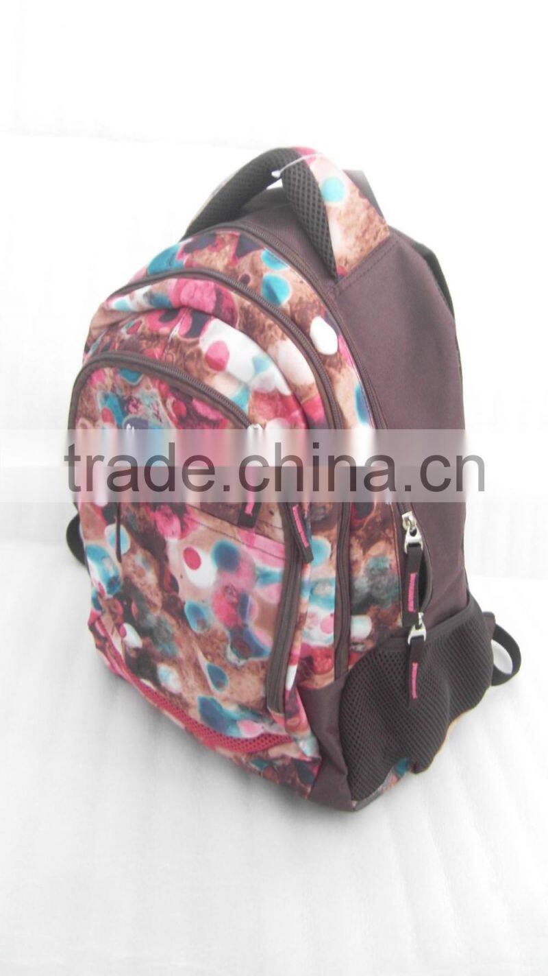 2017 latest new design school backpack bag