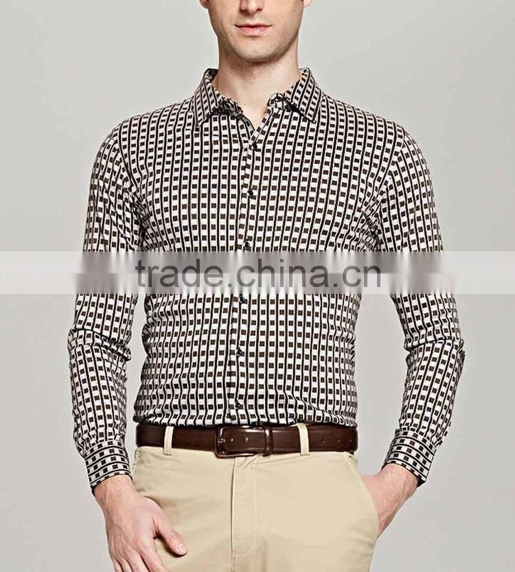 New model dress shirt for men fancy transparent shirts for men