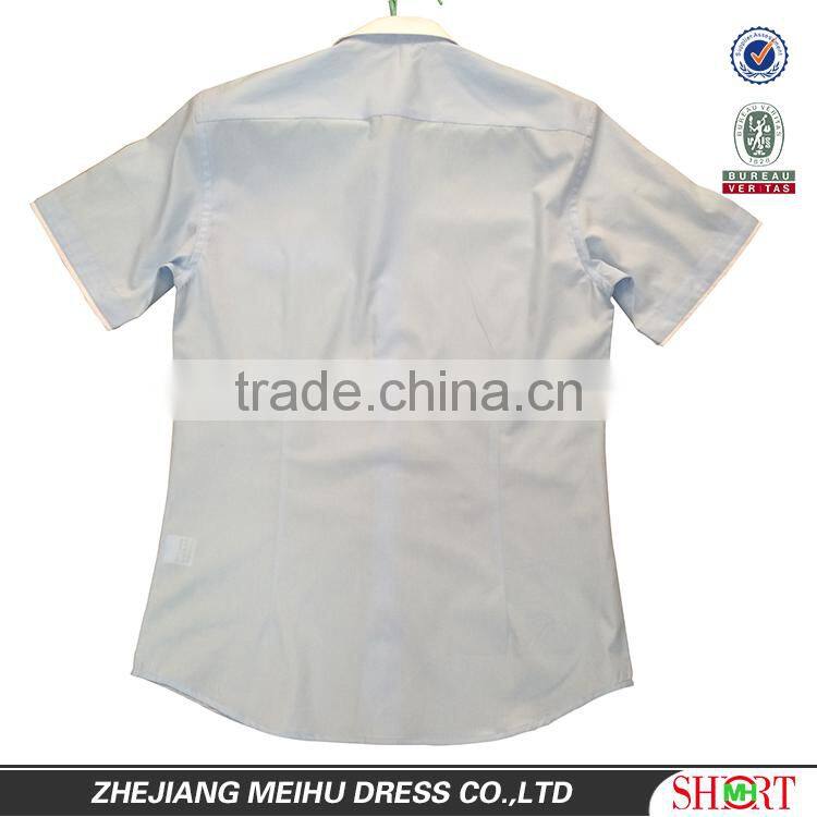 2016 Custom Men high quality short sleeve dress shirt