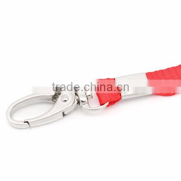 Custom LOGO Silver Tone Purple Polyester ID Card Badge Holders