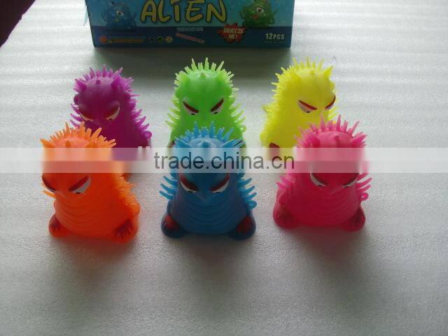 Fidget worm flashing Puffer Ball toys